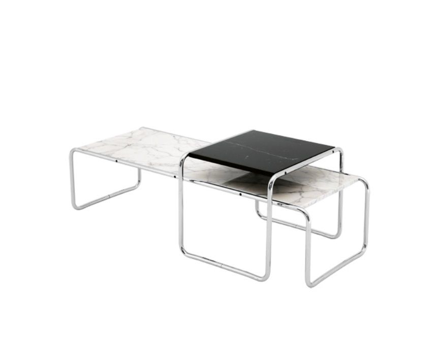 Laccio 2 Couchtisch groß schwarz, anthrazit Knoll International - QUICK SHIP