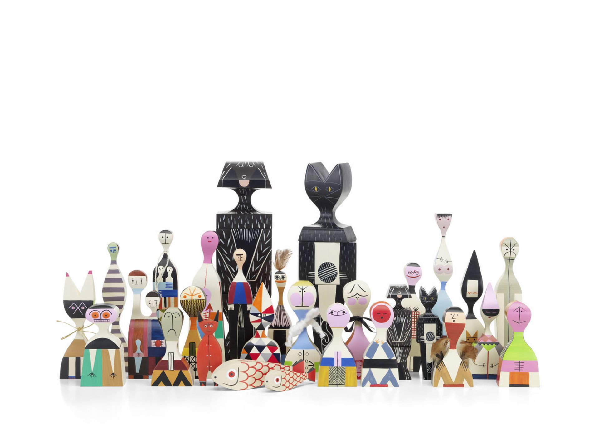 Wooden Dolls Holzfigur No 22 Vitra EINZELSTÜCK