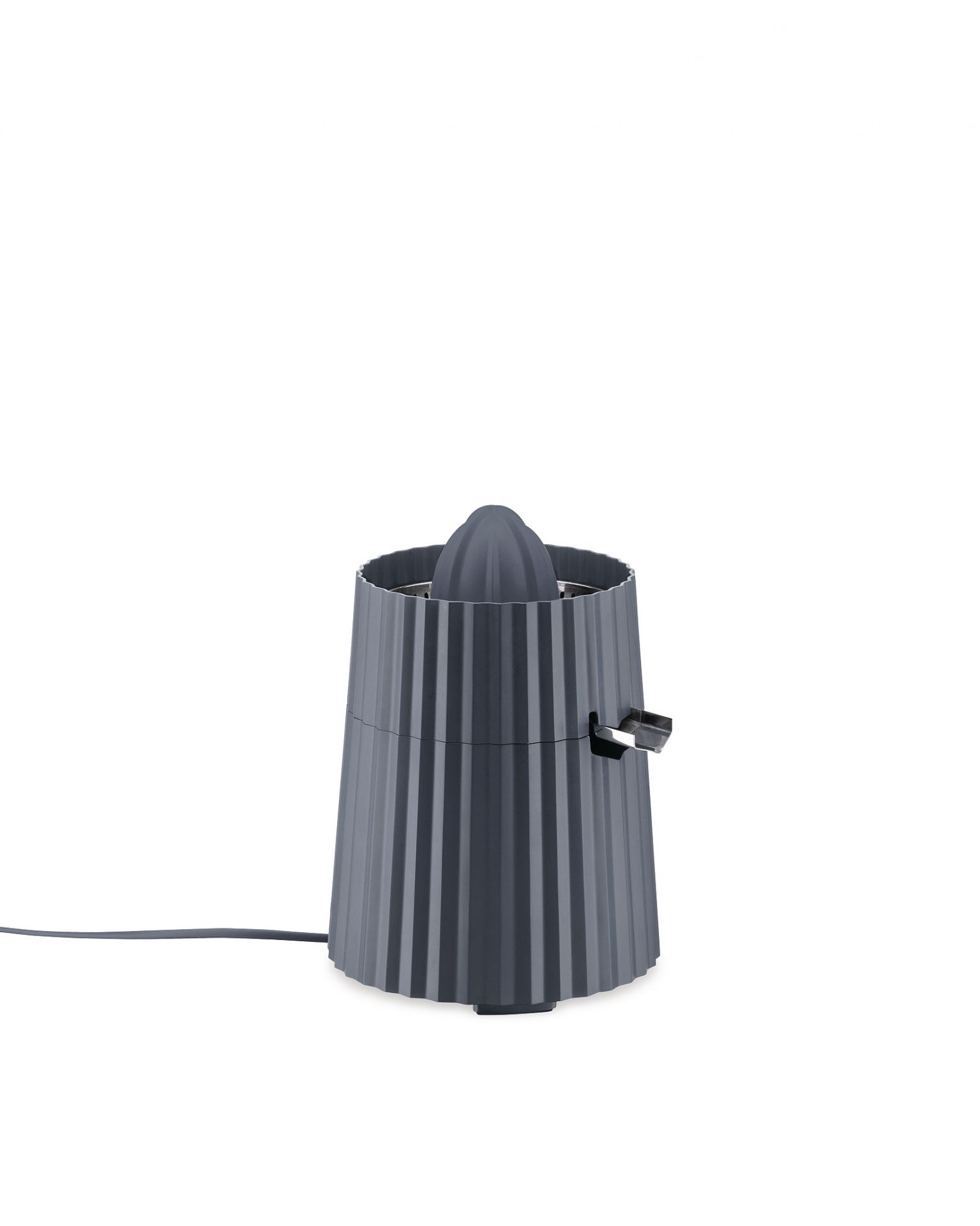 MDL07 G Plissé Elektrische Zitronenpresse grau Alessi