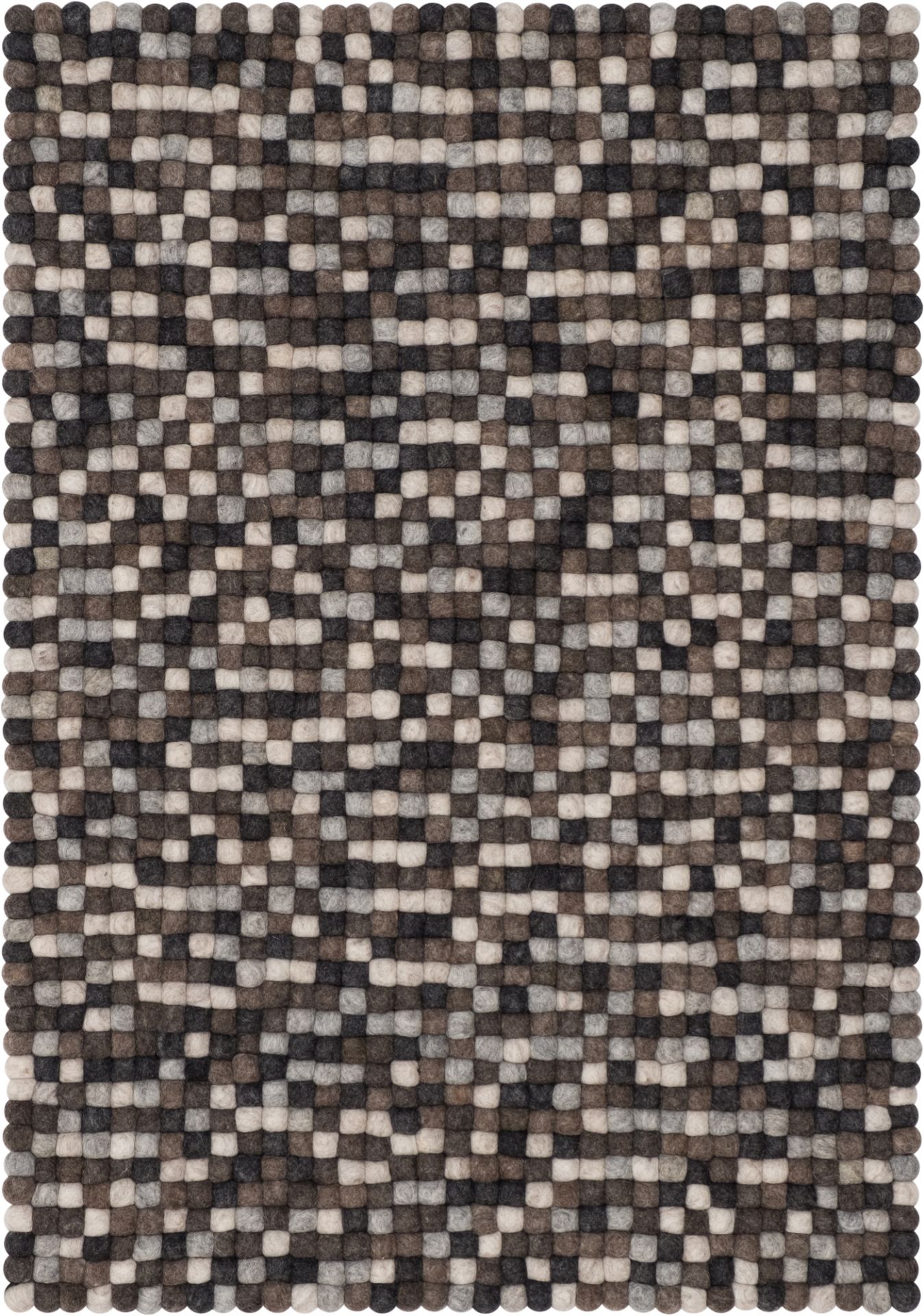 Filzkugel Teppich 120x170 cm Myfelt Nela
