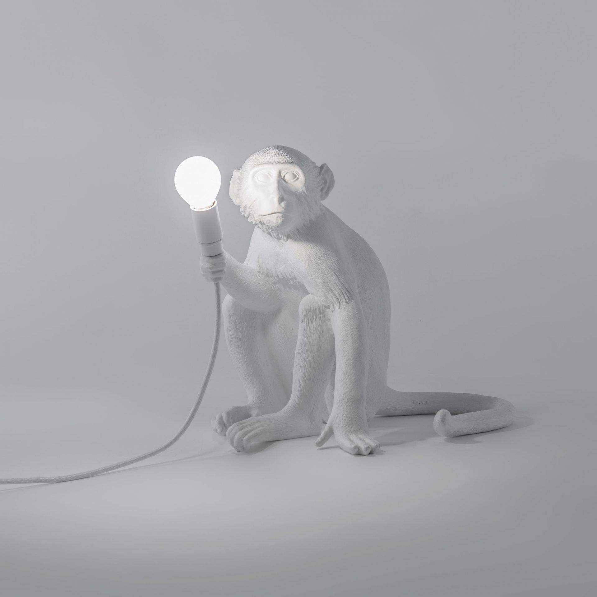 Monkey Sitting Lamp Stehleuchte / Tischleuchte Indoor mit Schalter Seletti EINZELSTÜCK