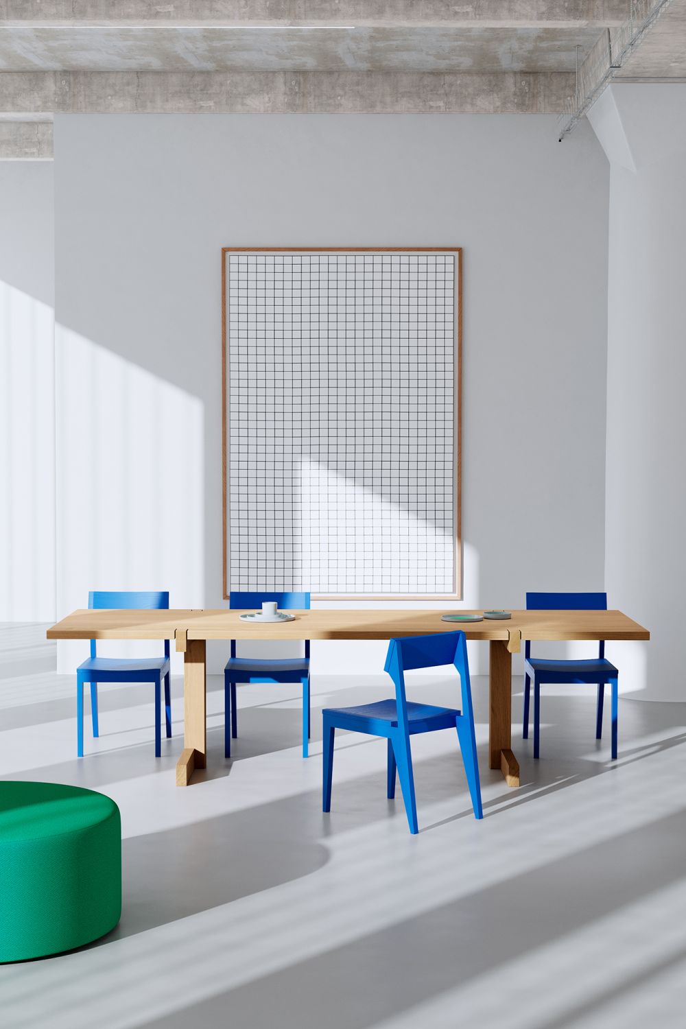 SCHULZ Stuhl Berliner Blau OUT SCHULZ Stuhl Berliner Blau OUT