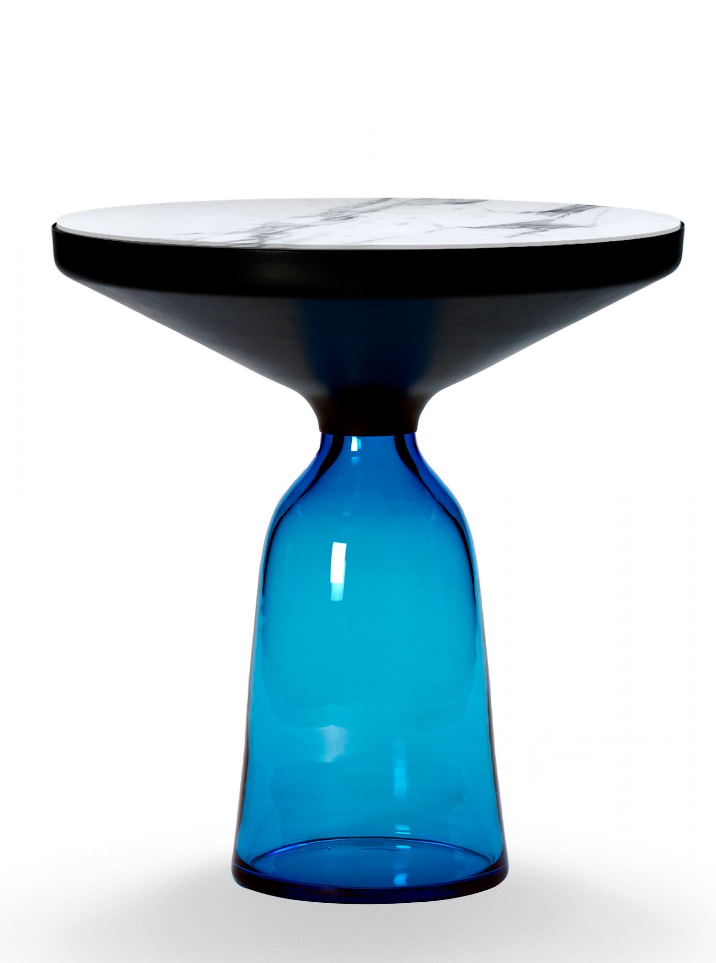 Bell Side Table Beistelltisch Stahl ClassiCon Saphir-blau