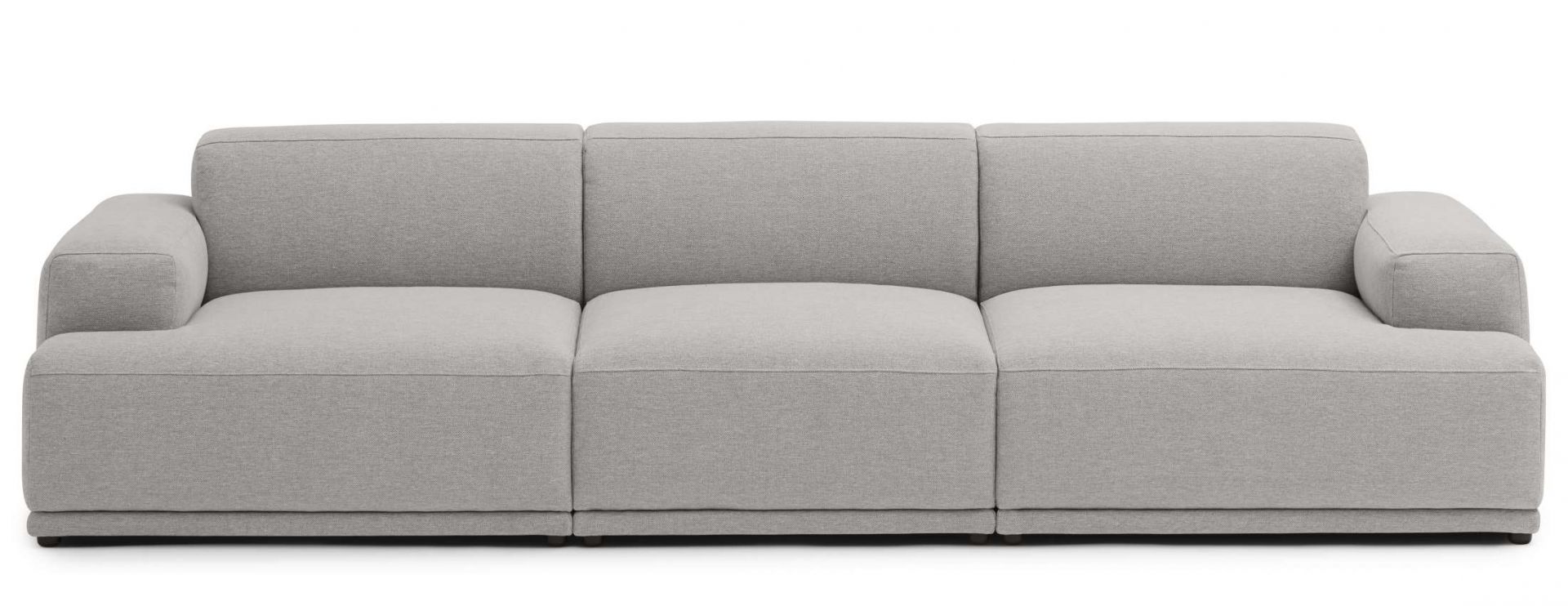 Connect Soft Modular Sofa 3-Sitzer Clay 12 Konfiguration 1 Muuto