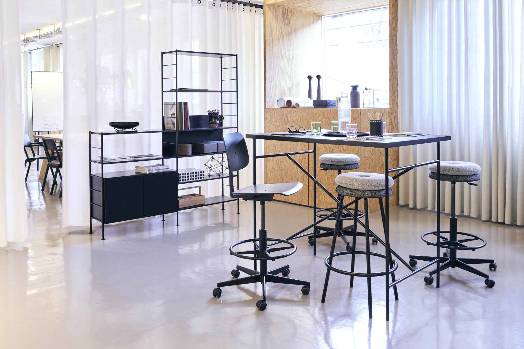 Mr. Round High Chair Adjustable Drehhocker Richard Lampert