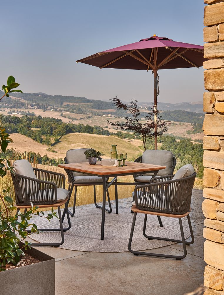 Denia Outdoor Esstisch Teak Weishäupl