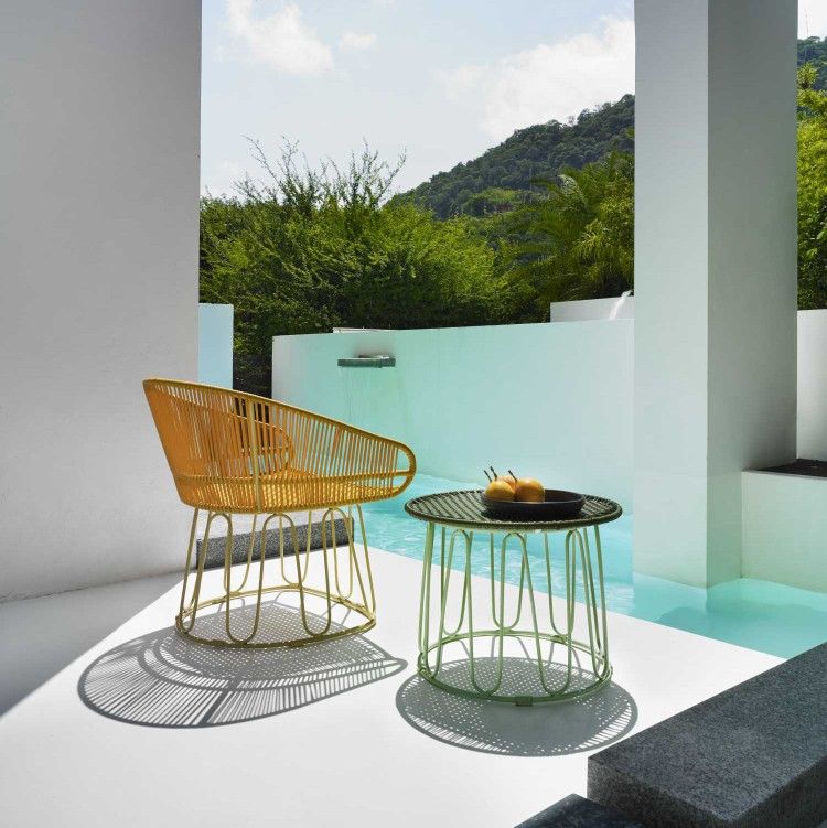 Circo Lounge Chair Loungesessel Outdoor ames Schwarz matt / Schwarz
