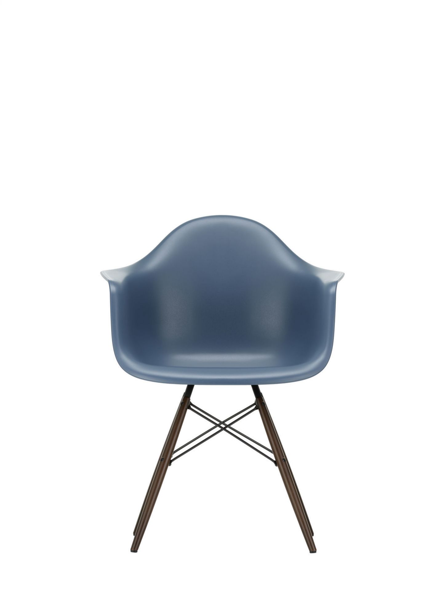 Eames Plastic Arm Chair DAW Stuhl Ahorn Gelblich / Cotton white Vitra EINZELSTÜCK