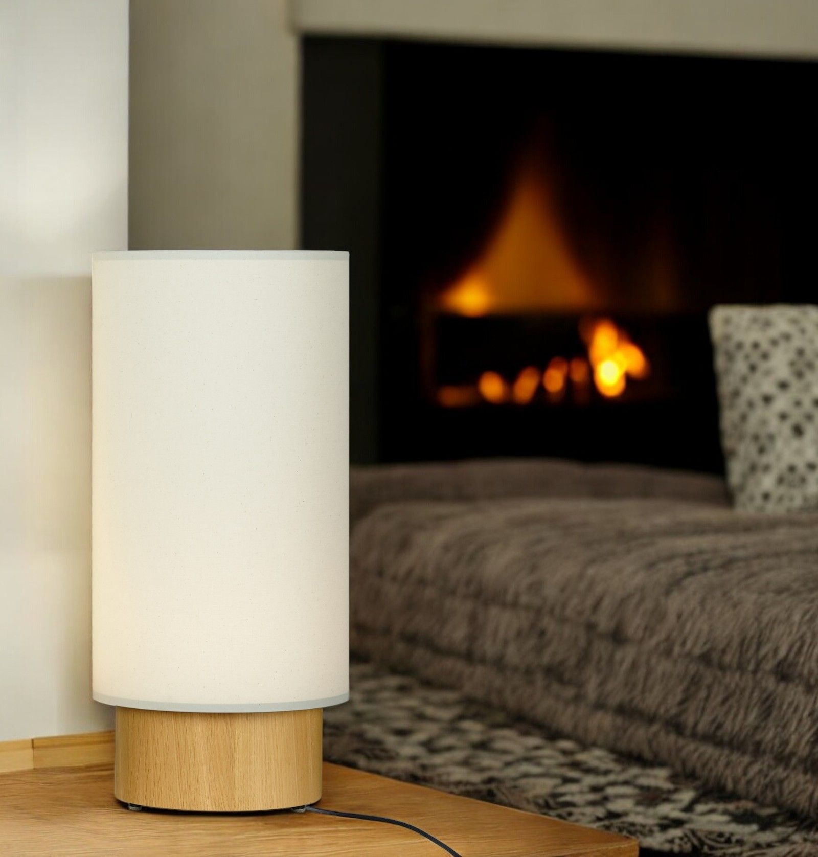 Hiro Floor lamp Stehleuchte / Tischleuchte klein Maigrau