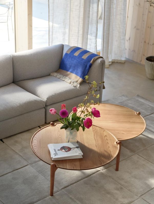 Aria Table Couchtisch EICHE NATUR / LOW Ø 90 x H 30 cm Design House Stockholm EINZELSTÜCK
