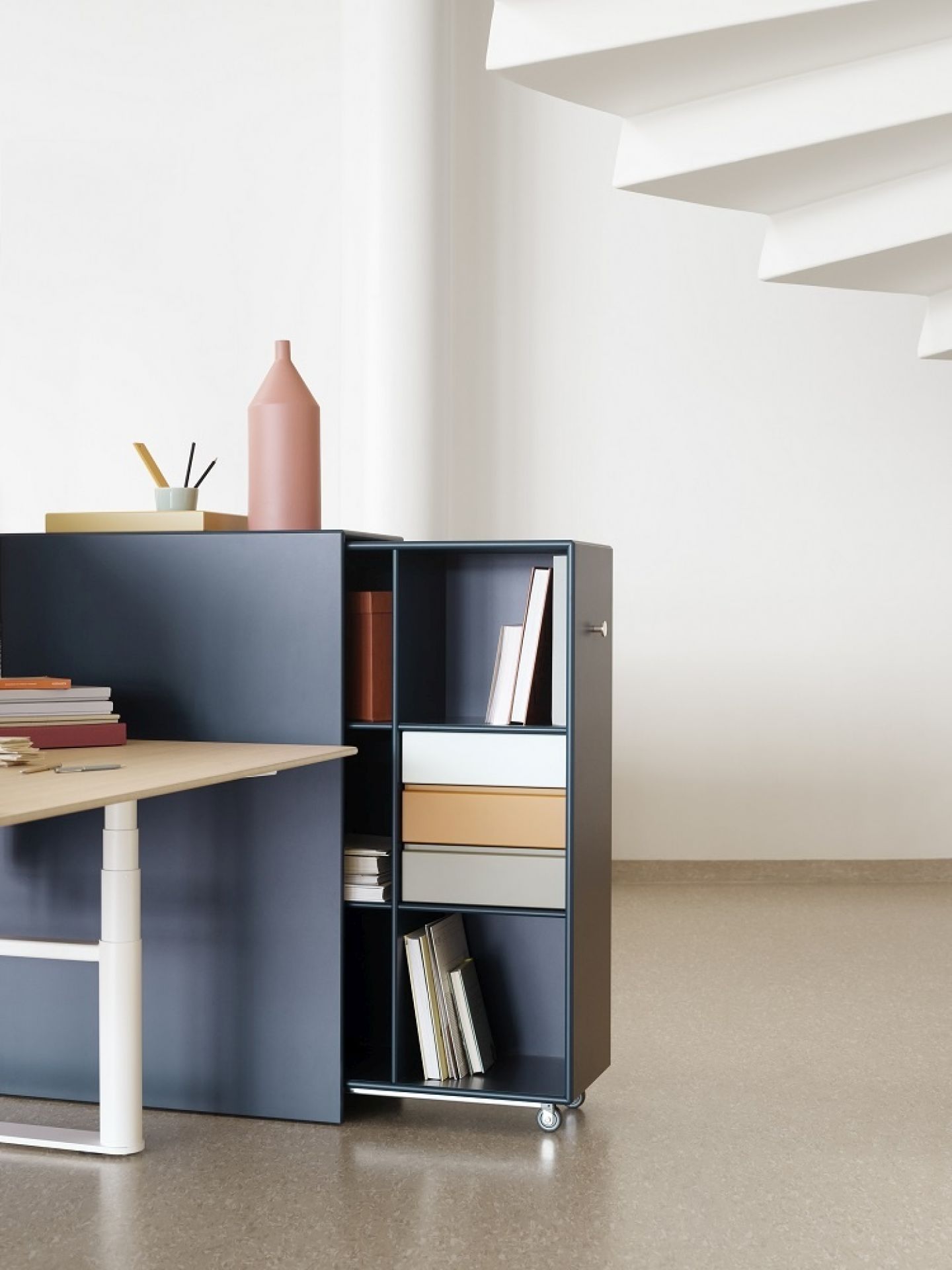 HiLow Double Arbeitstisch höhenverstellbar Montana