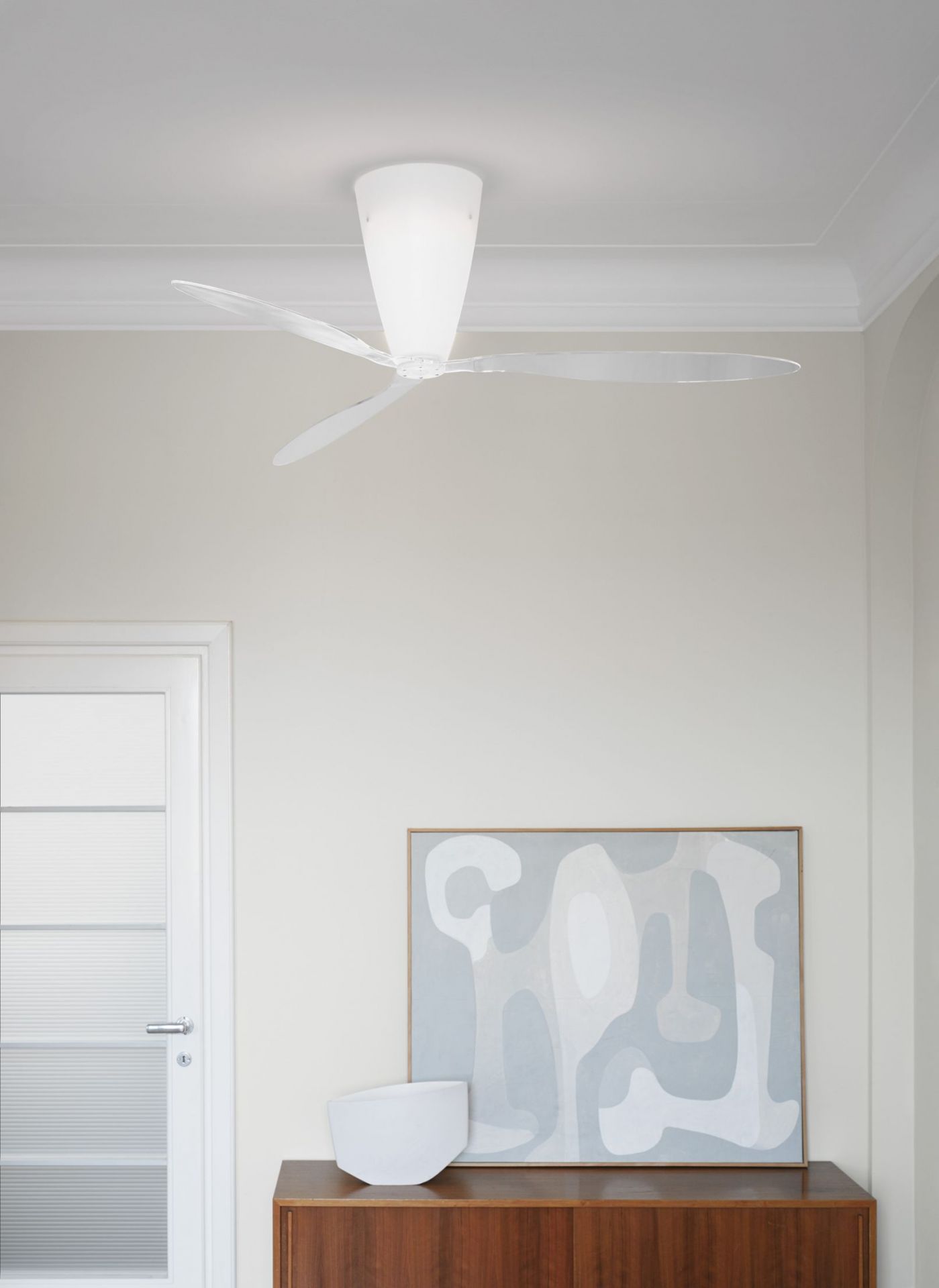 D28 Blow Deckenleuchte und Ventilator Luceplan