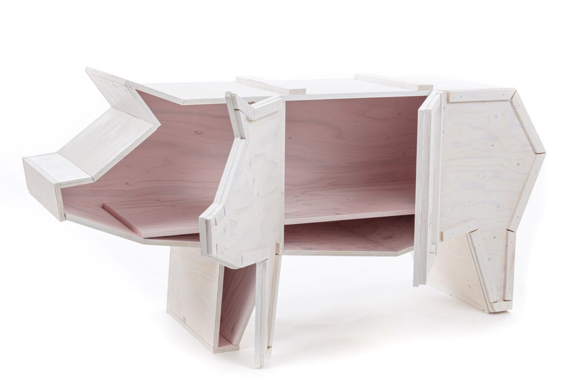 Sending Animals 2.0 Pig Schrank weiß Seletti