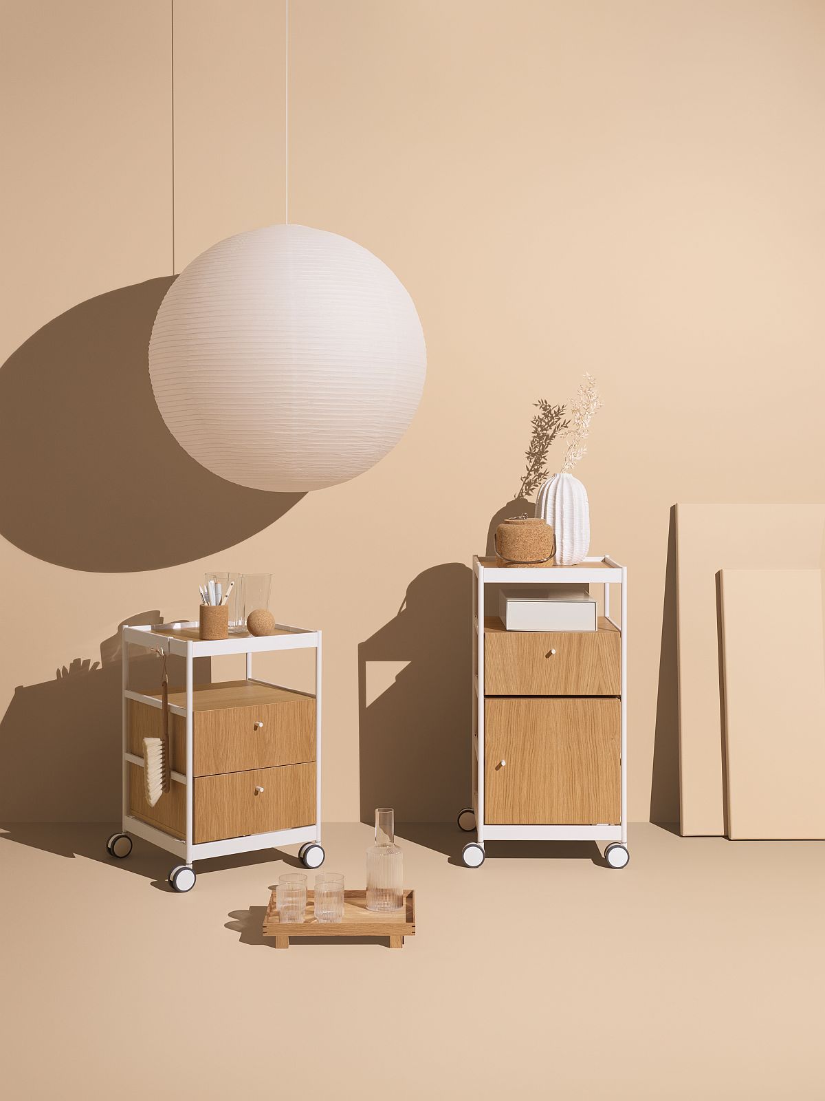 Beside Office Trolley Regalelement / Kommode Mizetto QUICK SHIP
