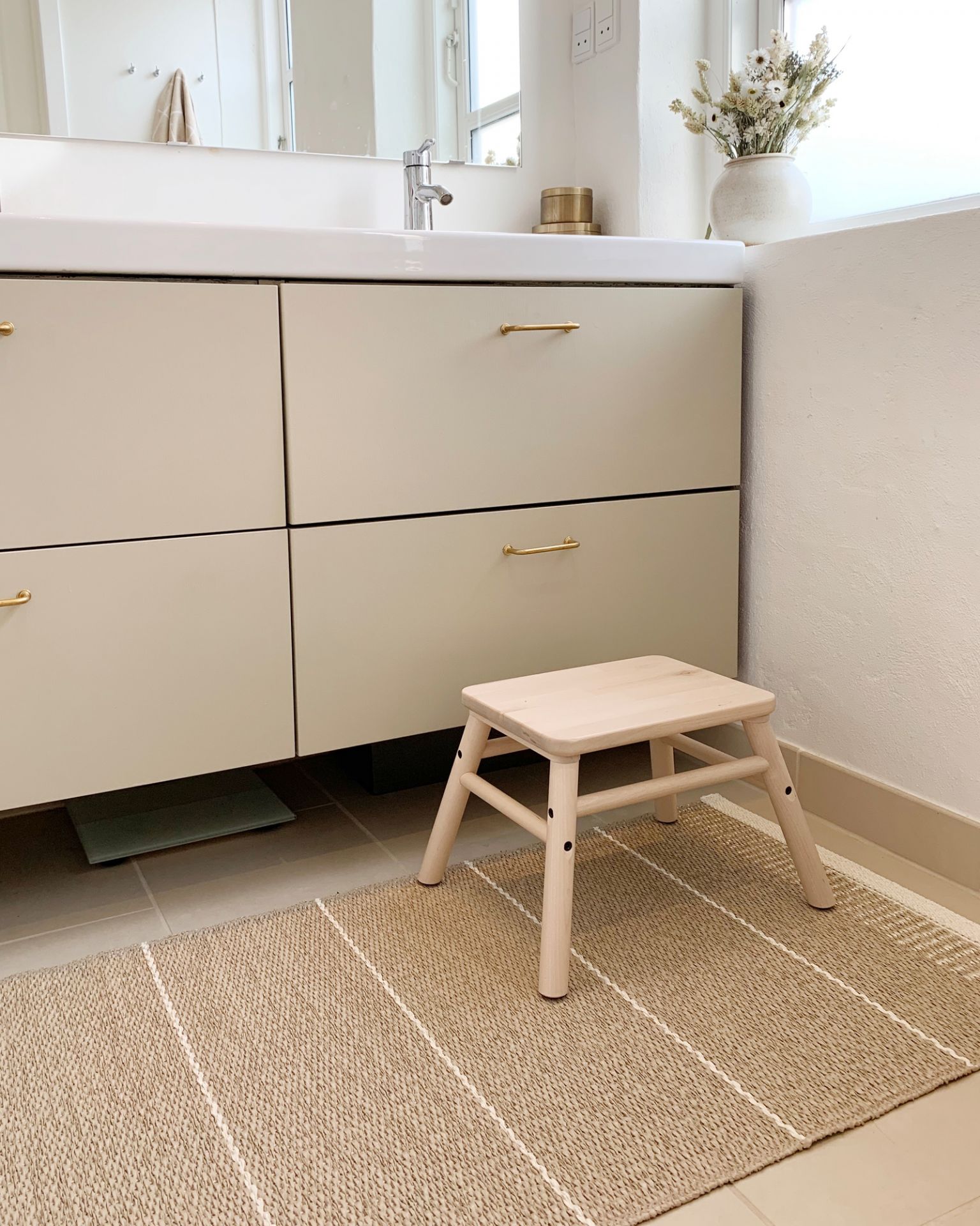 Belle Kunststoffteppich 60x125 cm Pappelina Ochre