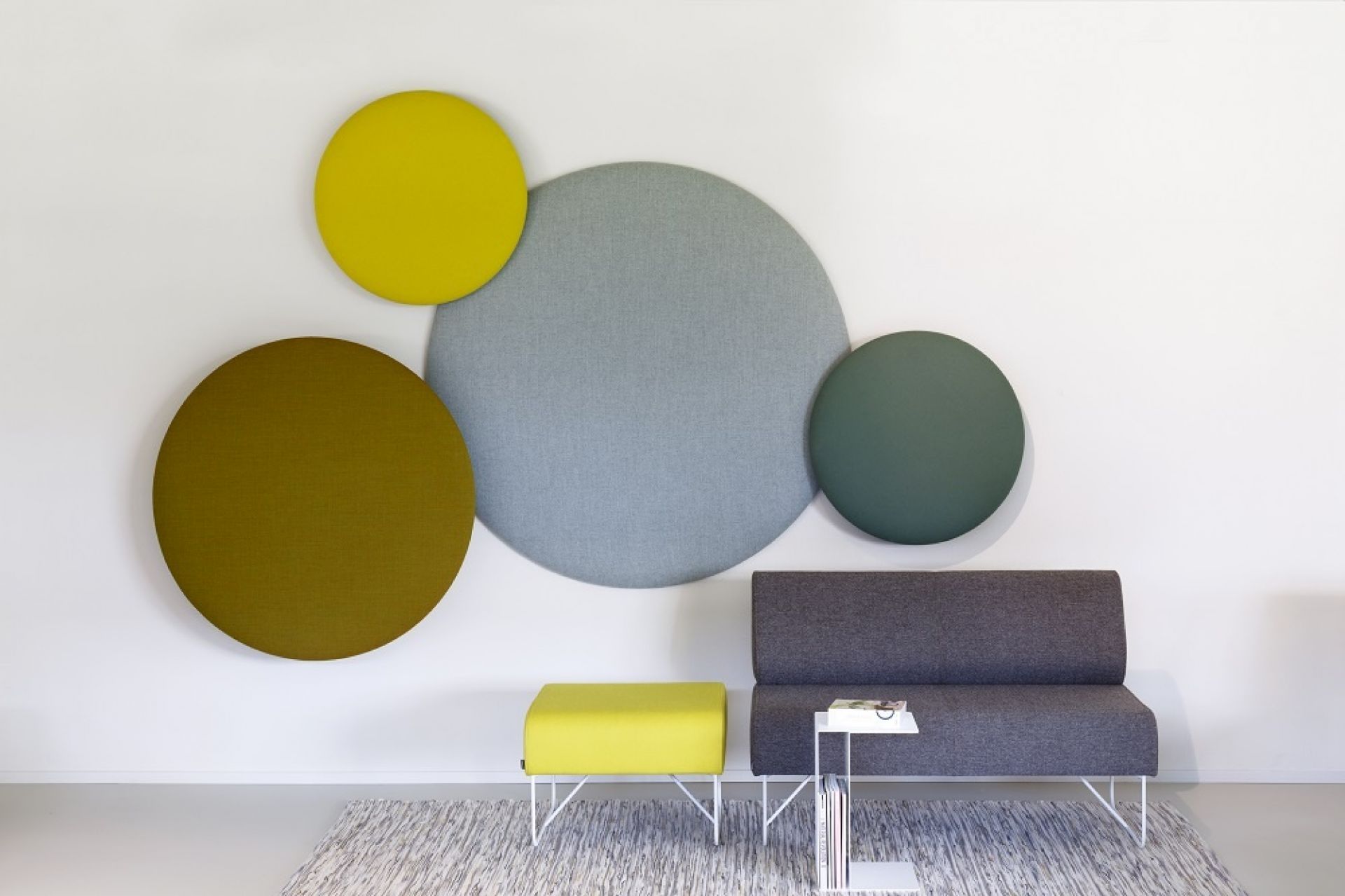 Pillow Round Wandpaneel / Akustikelement Cascando