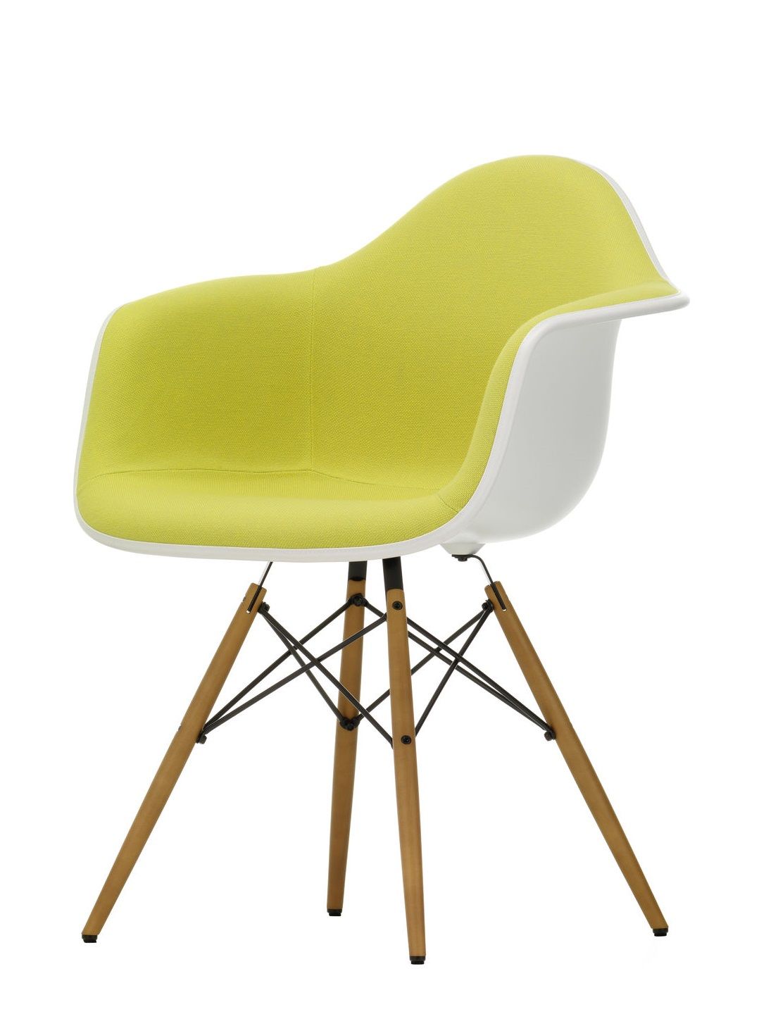 Eames Plastic Arm Chair DAW Stuhl Vollgepolstert Vitra