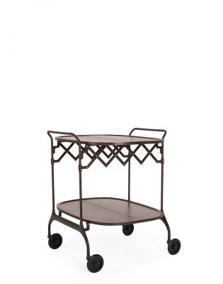 Gastone Servierwagen Matt Pflaume Kartell