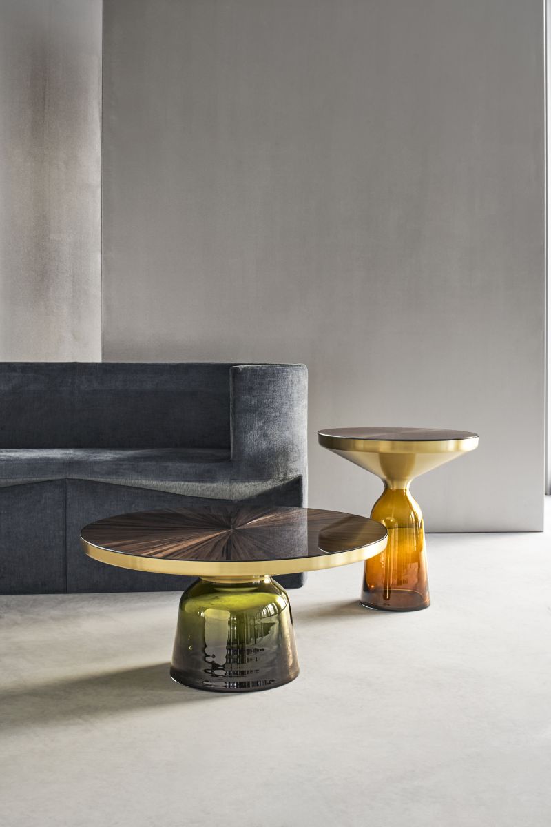 Tischplatte Strohmarketerie für Bell Side Table Beistelltisch ClassiCon
