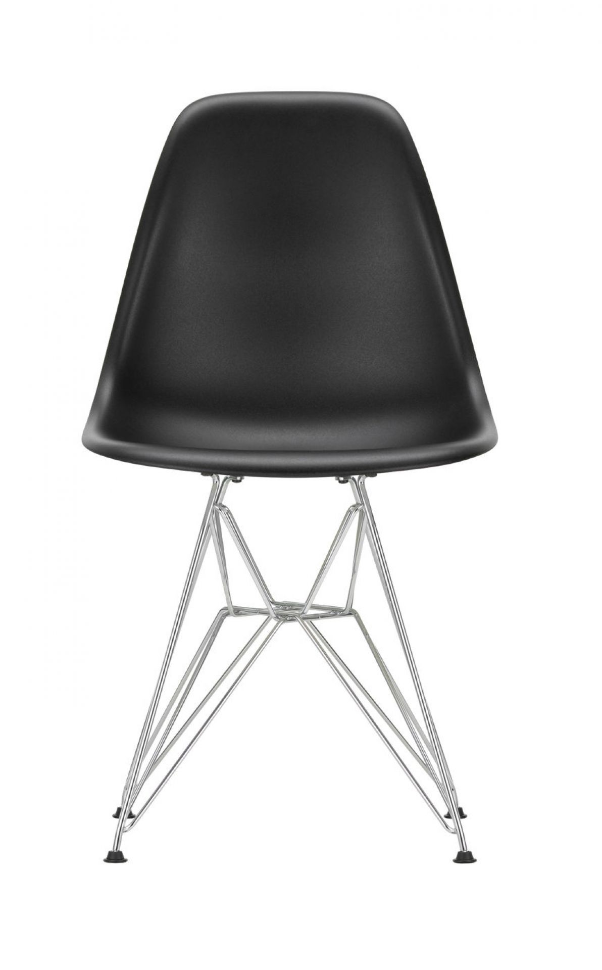 Eames Plastic Side Chair DSR Stuhl Vitra Schwarz-Meerblau
