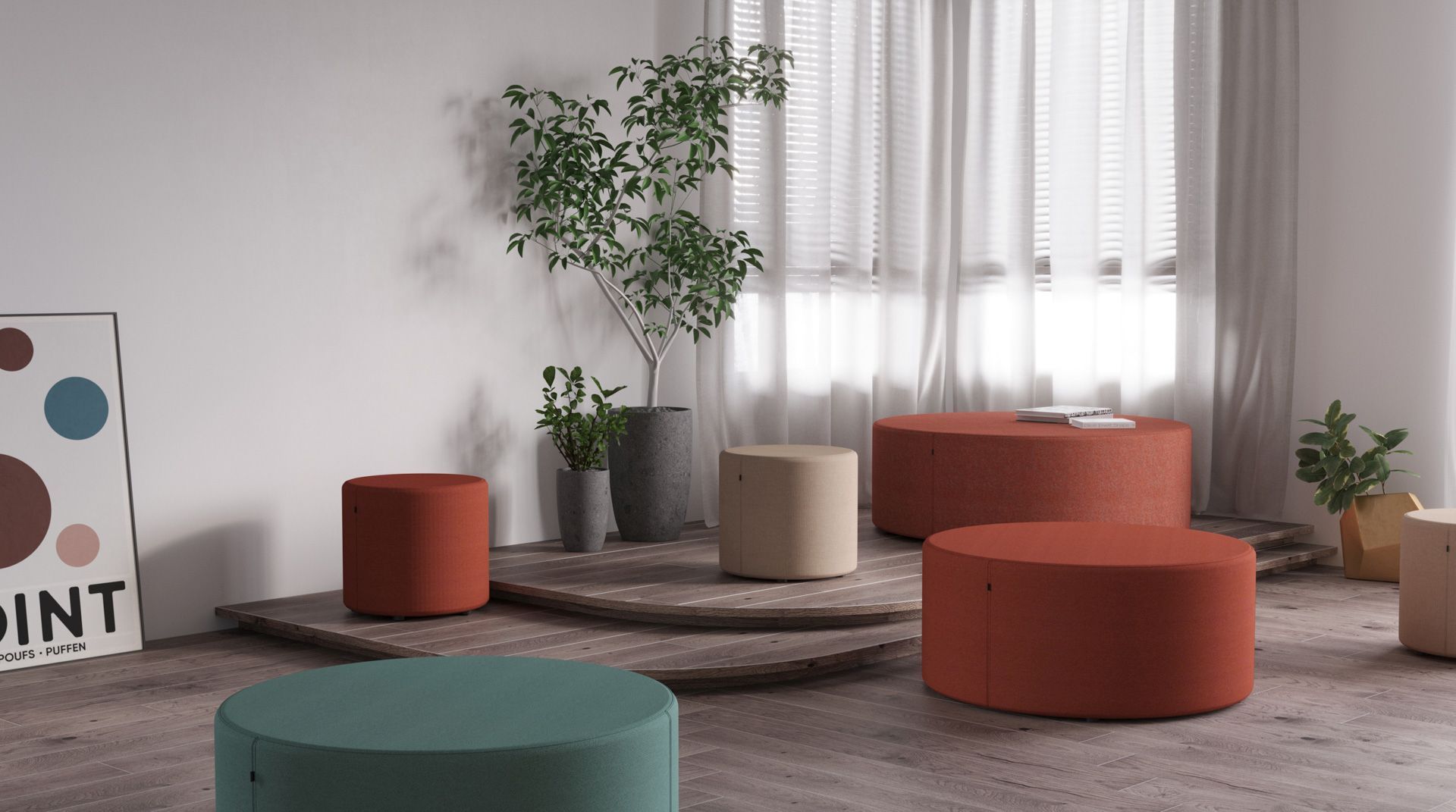point POP 1200 Pouf Sitzhocker Bejot 