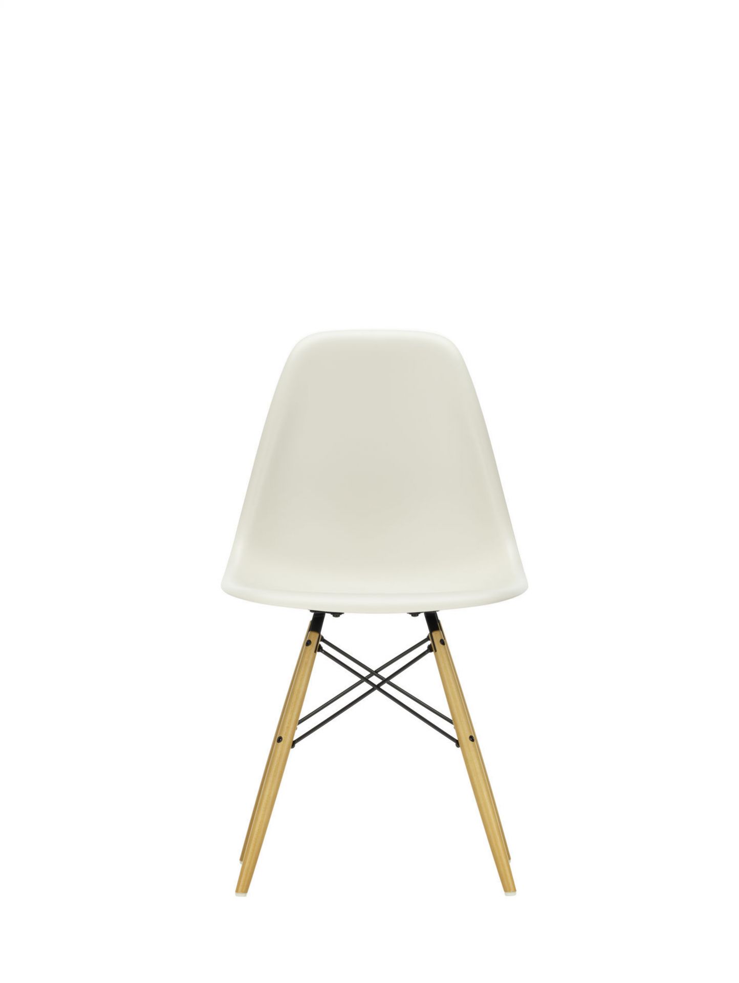 Eames Plastic Side Chair DSW Stuhl Vitra Ahorn dunkel-Forest