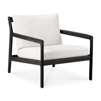 Jack Outdoor Loungesessel Teak Schwarz lackiert Ethnicraft
