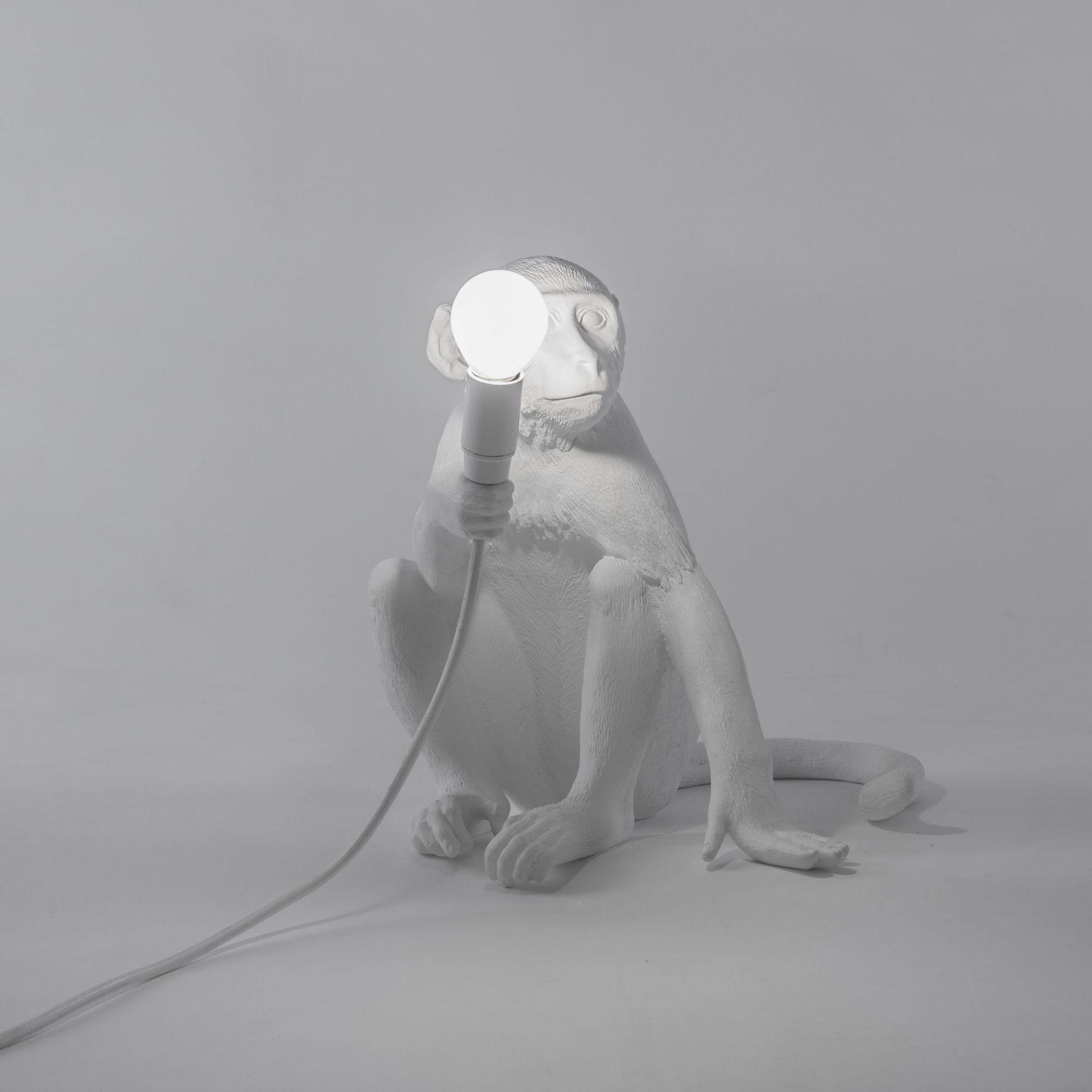 Monkey Sitting Lamp Stehleuchte / Tischleuchte Indoor mit Schalter Seletti EINZELSTÜCK