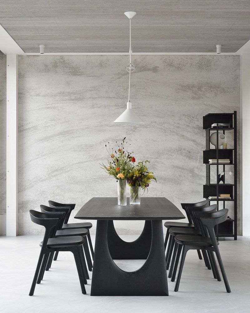 Geometric Dining table Esstisch Eiche schwarz Ethnicraft