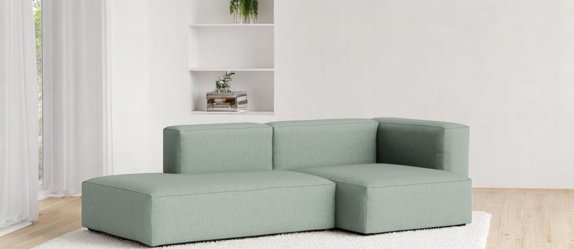 Mags Sofa 2,5-Sitzer Combination 3 mit Armlehne rechts Hay   