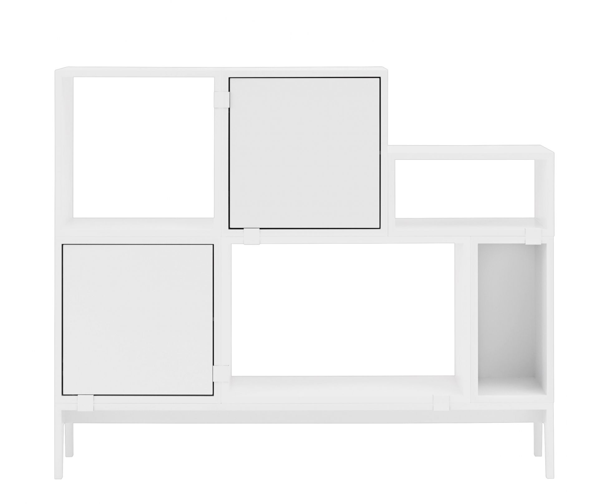 Stacked Konfiguration 1 Regalsystem Weiß Muuto EINZELSTÜCK