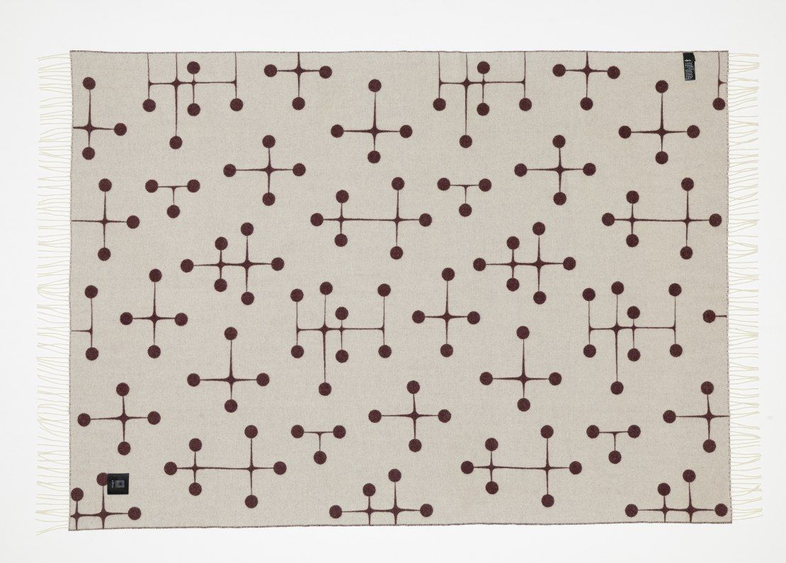 Eames Wool Blanket Bordeaux Wolldecke Vitra LIMITED EDITION 