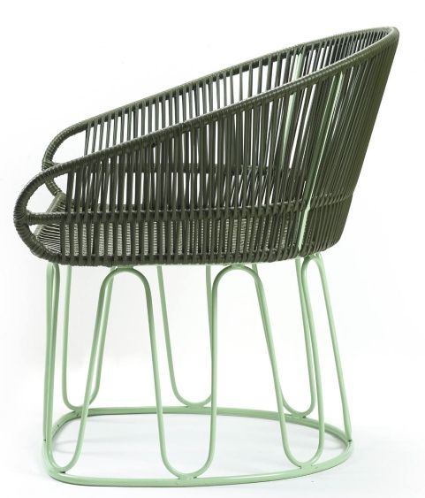 Circo Lounge Chair Loungesessel Outdoor ames Olivgrün / Pastellgrün