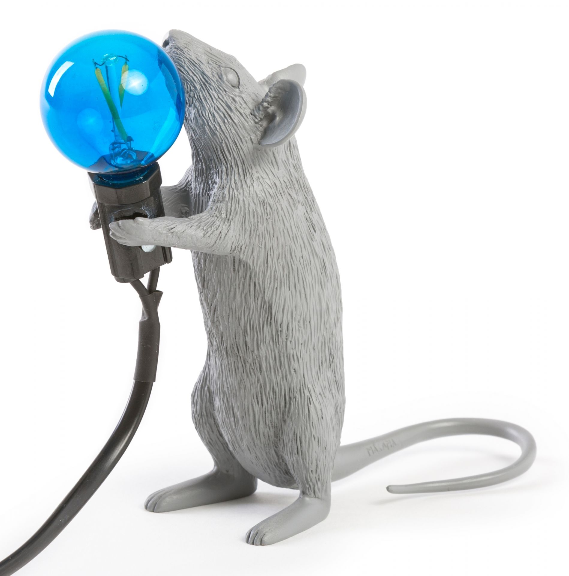 Mouse Lamp Tischleuchte grau Seletti EINZELSTÜCKE