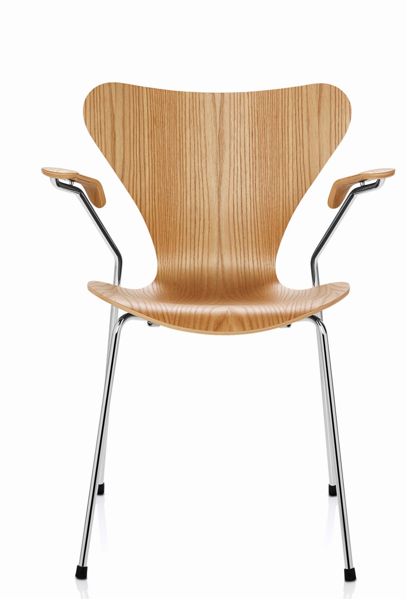 Siebener Armlehnenstuhl 3207 Fritz Hansen