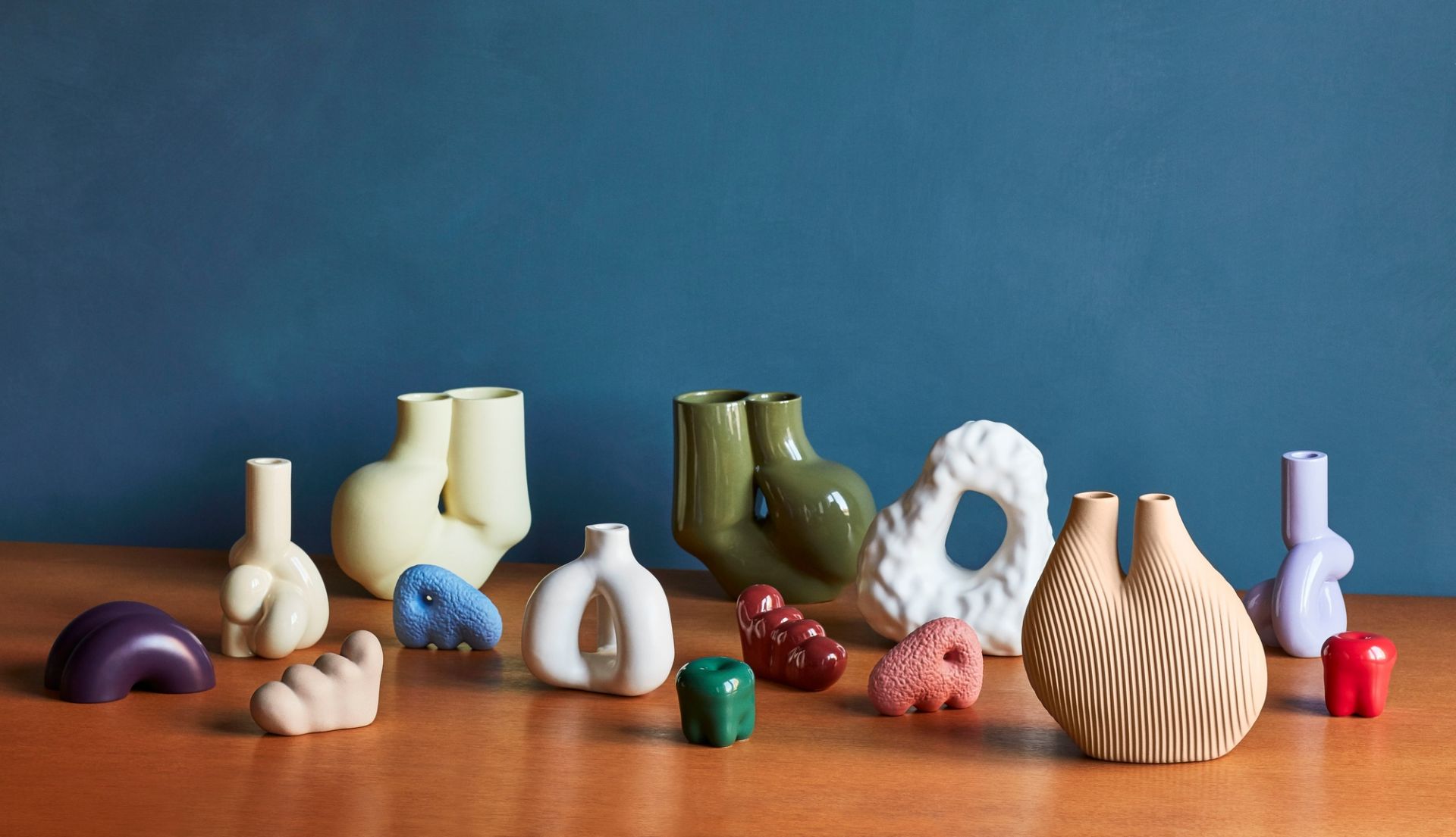 W&S Chubby Vase Hay EINZELSTÜCK