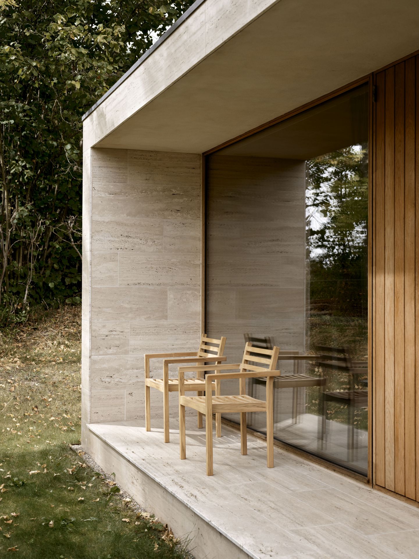 AH502 Armlehnstuhl Teak Outdoor Carl Hansen & Søn