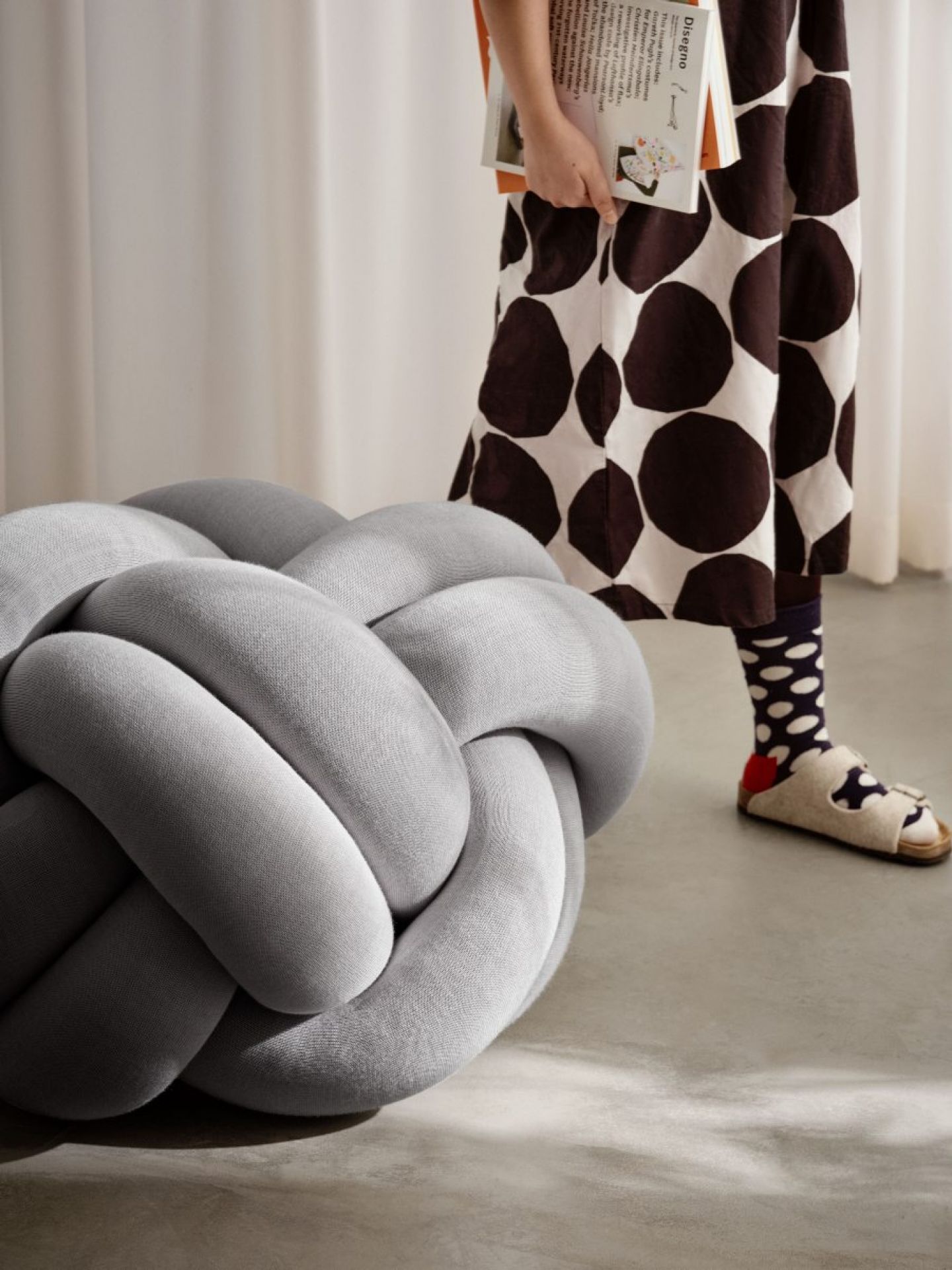 Knot XL Sitzkissen Design House Stockholm Forest