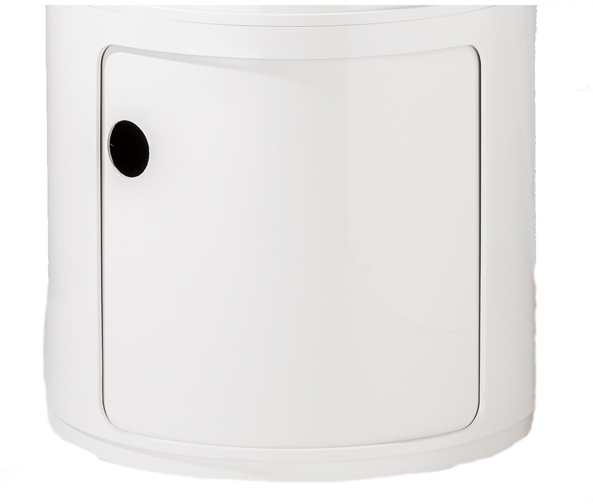 Componibili 4955 - rundes Element hoch Kartell Weiss
