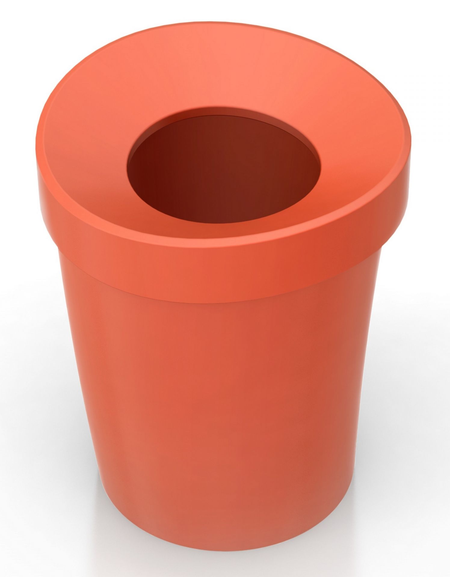 Happy Bin L Papierkorb Vitra-mohnrot