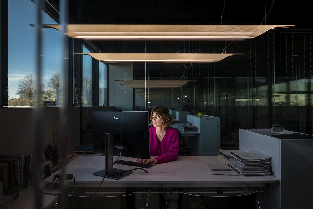 Troag Media LED Hängeleuchte Foscarini