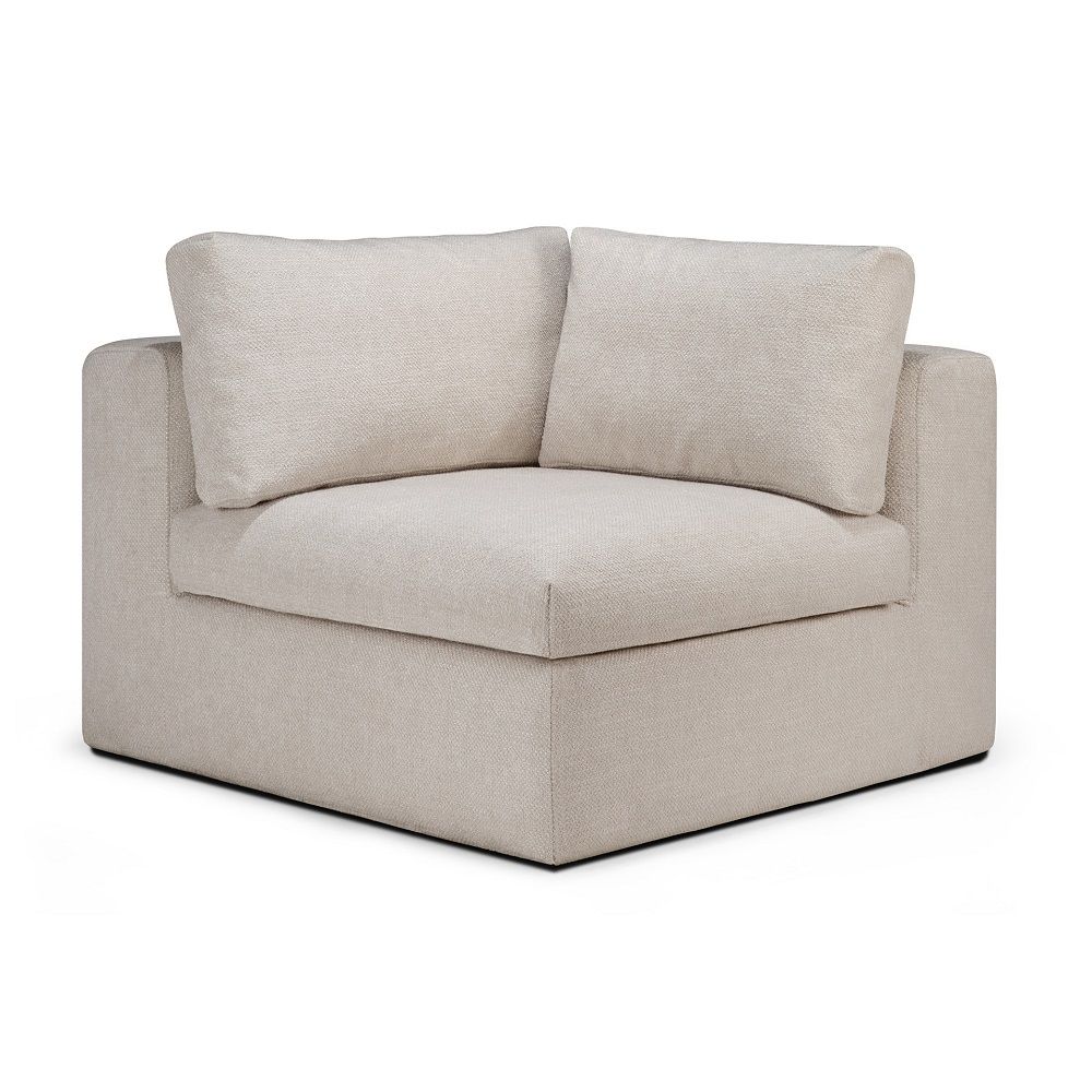 Mellow Sofa Ecke Ivory Stoff Ethnicraft