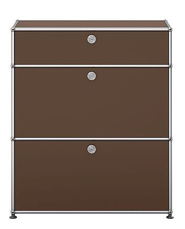 USM Haller Highboard mit 2 Klappen – QUICK SHIP - braun