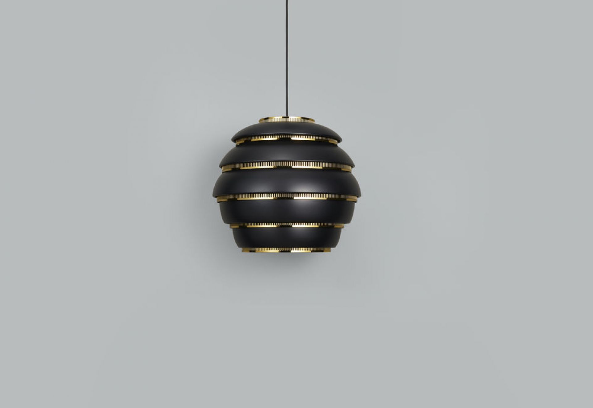 A331 Beehive Hängeleuchte Schwarz Artek QUICK SHIP