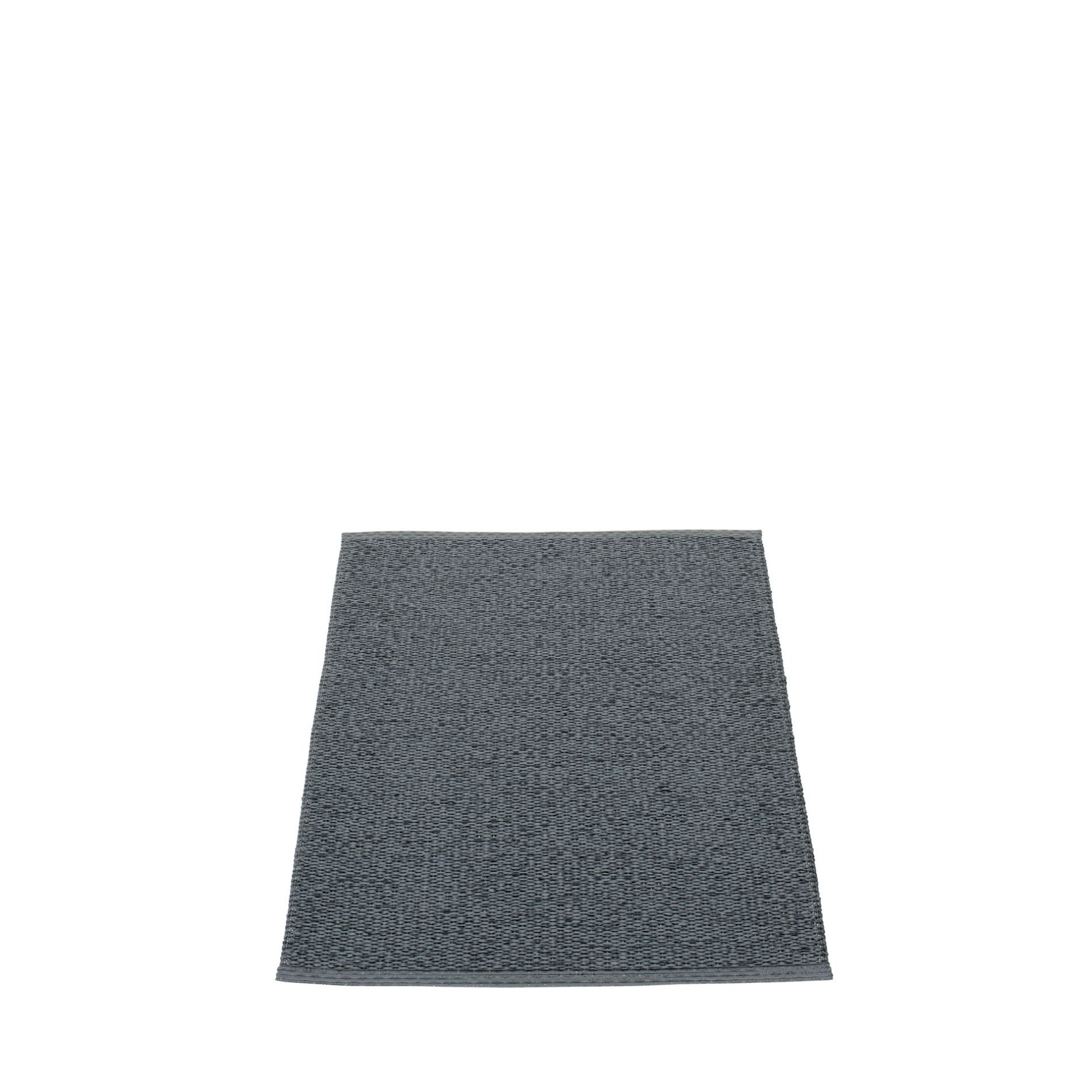 Svea Kunststoffteppich in Granit, 70x90 cm, geflochtene Textur. Ideal für Küche und Bad.