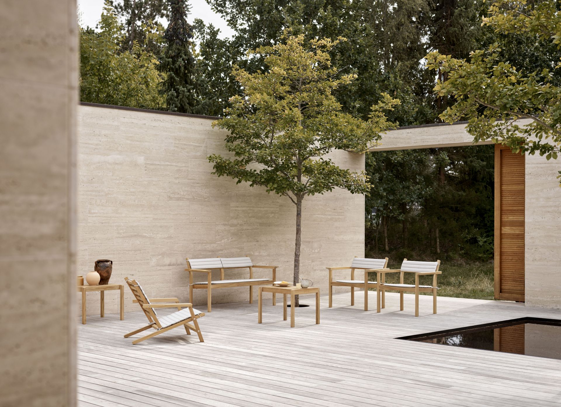 CU AH501B Rückenkissen für AH501 und AH502 Stuhl Outdoor Carl Hansen & Søn