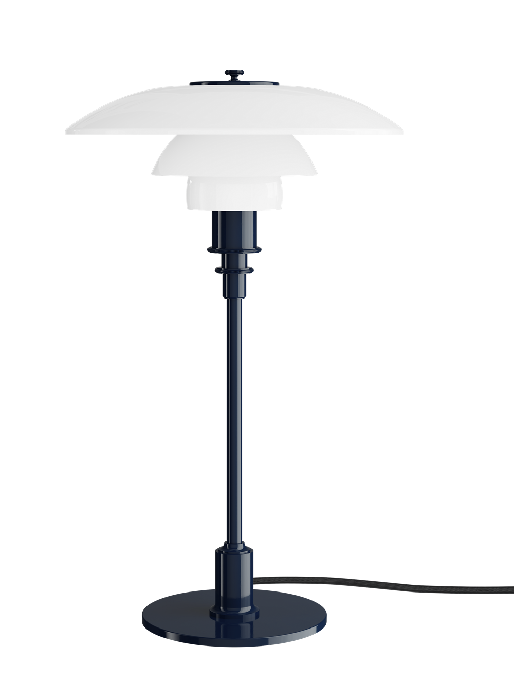 PH 3/2 Table lamp Tischleuchte Glossy Louis Poulsen Deep blau