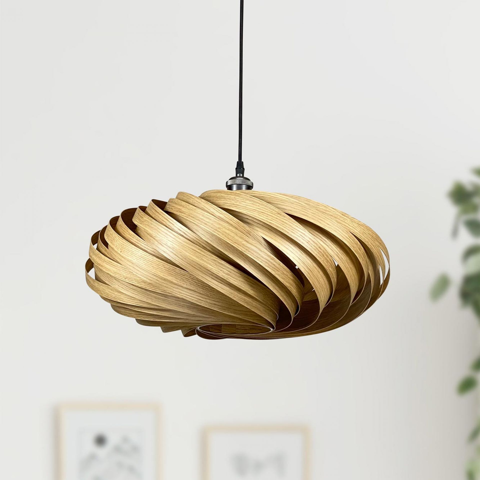 Veneria Hängeleuchte Ø50 cm Eiche Gofurnit