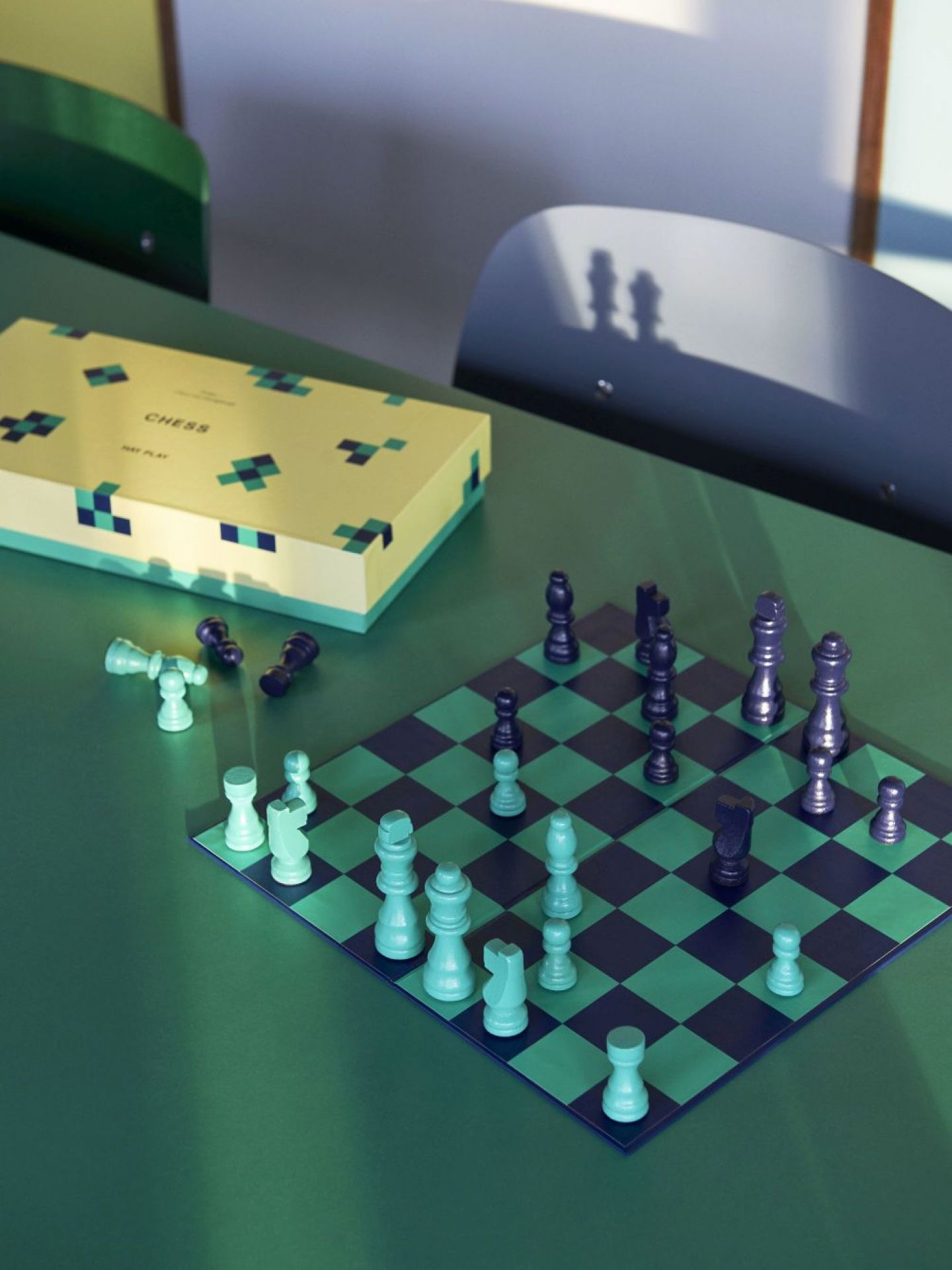 Play Schach Grün Hay EINZELSTÜCK