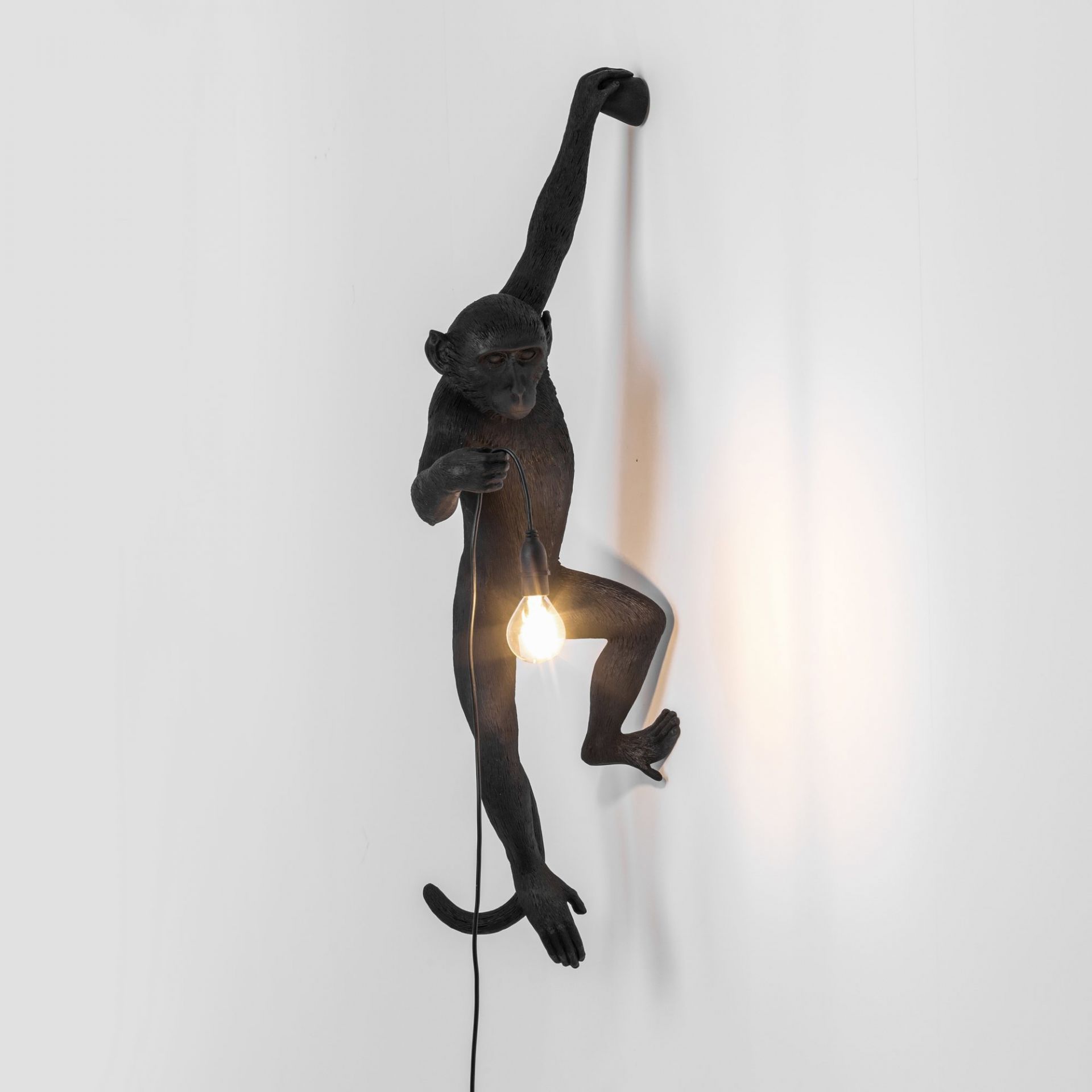 Monkey Lamp Black Wandleuchte Outdoor Seletti EINZELSTÜCK